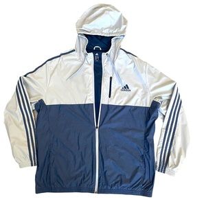 Adidas Hooded Windbreaker Jacket XXL